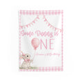 Personalized 'Some Bunny' 1st Birthday Wall Tapestry by Printify