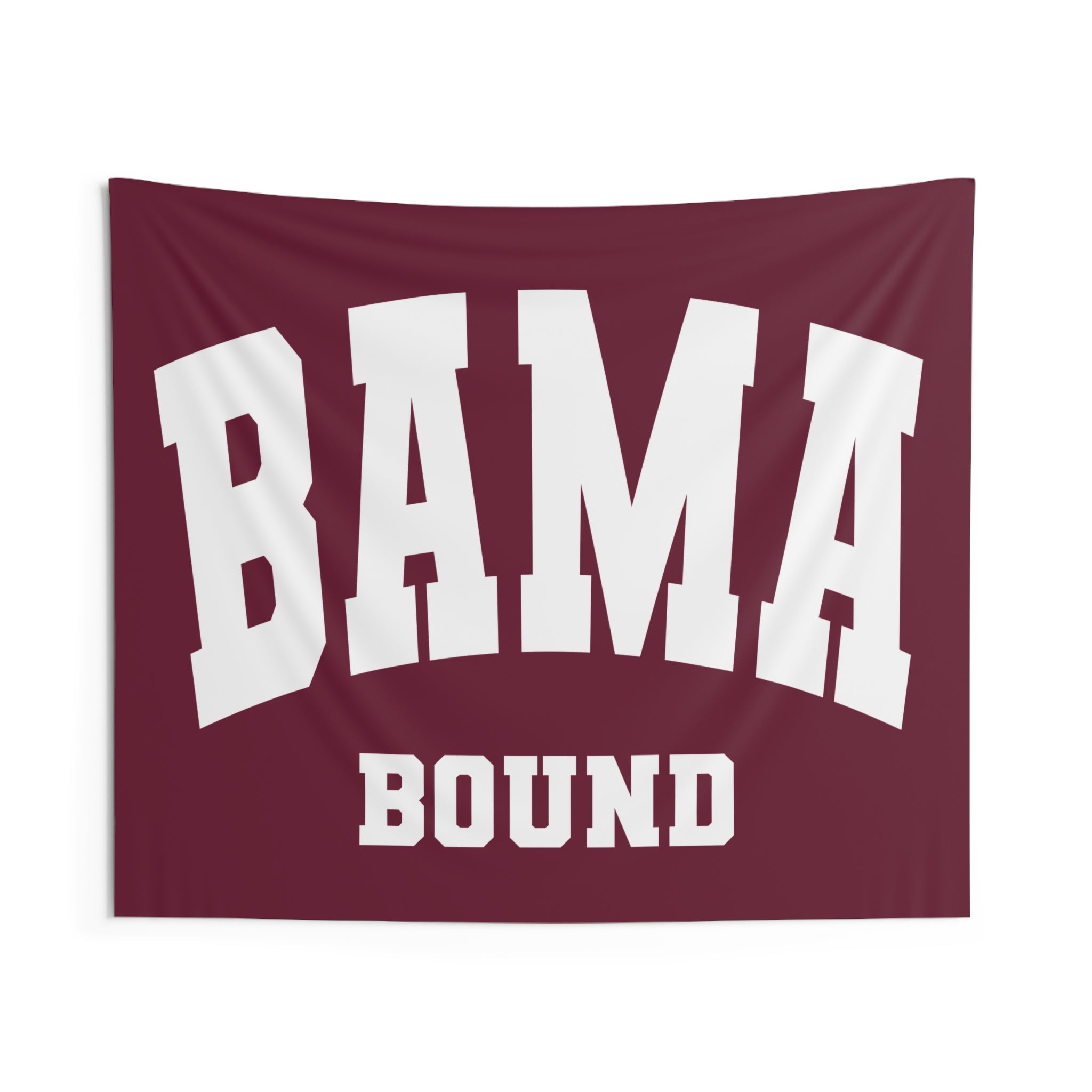 College Bound Banner Tapestry — Personalized Dorm Wall Decor & Decision Day Sign by Printify