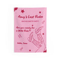 Last Rodeo Bachelorette Party Indoor Wall Tapestry — Pink & Red Bridal Banner by Printify
