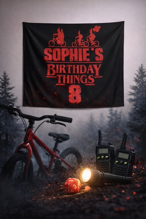 Birthday Things Personalized Birthday Banner by This is Your Sign