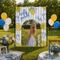 Freshly Graduated Lemon Party Banner With Photo by This Is Your Sign