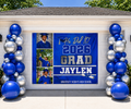 He Did It Graduation Party Banner With Pictures by This is Your Sign
